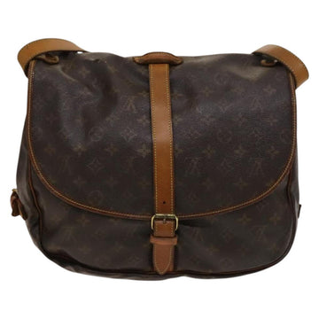 LOUIS VUITTON Monogram Saumur 35 Shoulder Bag M42254 LV Auth 138785 - 0