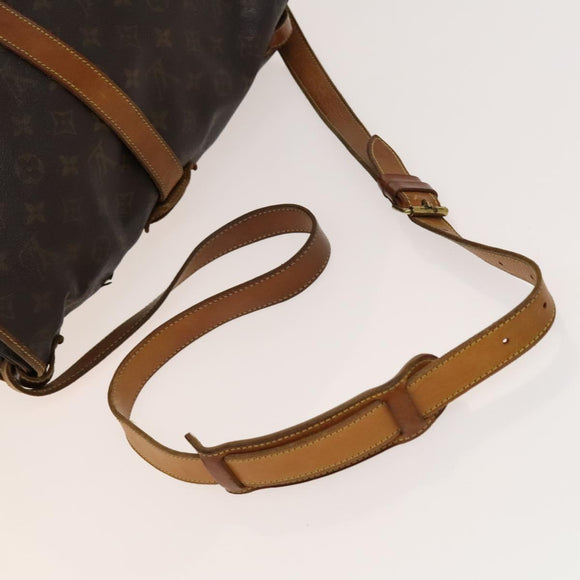 LOUIS VUITTON Monogram Saumur 35 Shoulder Bag M42254 LV Auth 138785