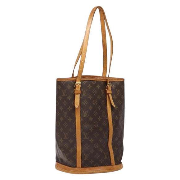 LOUIS VUITTON Monogram Bucket GM Shoulder Bag M42236 LV Auth 138786