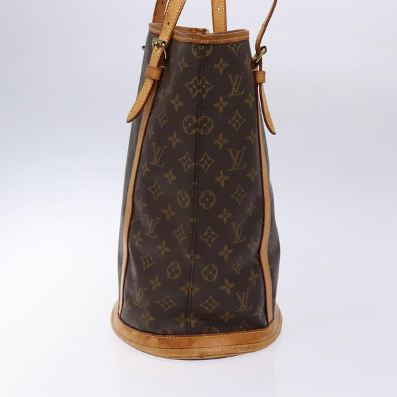 LOUIS VUITTON Monogram Bucket GM Shoulder Bag M42236 LV Auth 138786