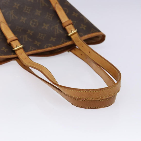 LOUIS VUITTON Monogram Bucket GM Shoulder Bag M42236 LV Auth 138786