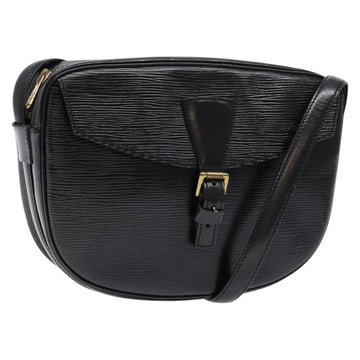 LOUIS VUITTON Epi Jeune Fille MM Shoulder Bag Black M52152 LV Auth 138789