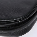 LOUIS VUITTON Epi Jeune Fille MM Shoulder Bag Black M52152 LV Auth 138789-17