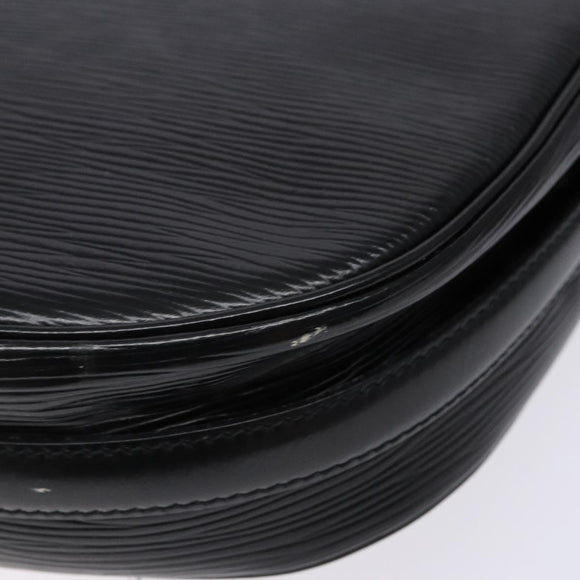 LOUIS VUITTON Epi Jeune Fille MM Shoulder Bag Black M52152 LV Auth 138789