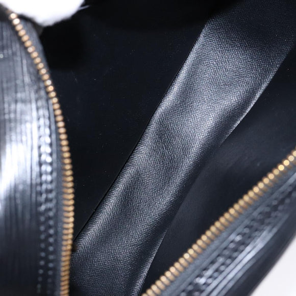 LOUIS VUITTON Epi Jeune Fille MM Shoulder Bag Black M52152 LV Auth 138789