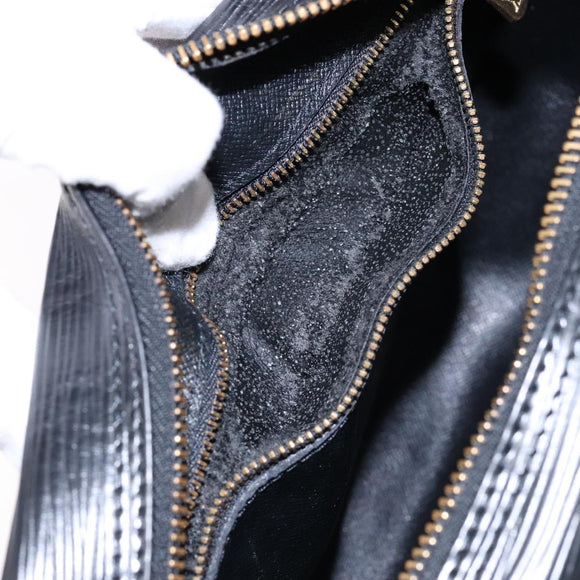 LOUIS VUITTON Epi Jeune Fille MM Shoulder Bag Black M52152 LV Auth 138789