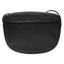 LOUIS VUITTON Epi Jeune Fille MM Shoulder Bag Black M52152 LV Auth 138789-2