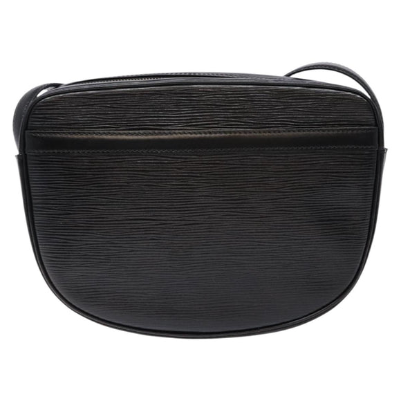 LOUIS VUITTON Epi Jeune Fille MM Shoulder Bag Black M52152 LV Auth 138789