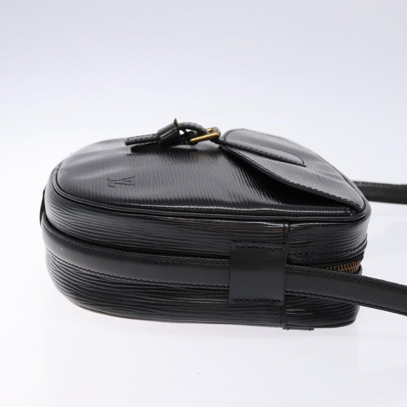 LOUIS VUITTON Epi Jeune Fille MM Shoulder Bag Black M52152 LV Auth 138789