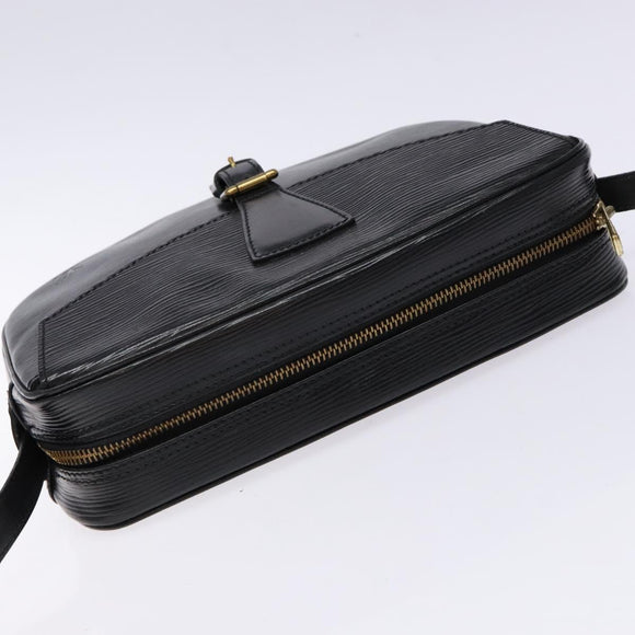 LOUIS VUITTON Epi Jeune Fille MM Shoulder Bag Black M52152 LV Auth 138789