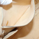 CHANEL Punching Tote Bag Enamel Orange Silver CC Auth 138790-20