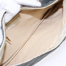 CHANEL Shoulder Bag Canvas Black Gold CC Auth 138794-16