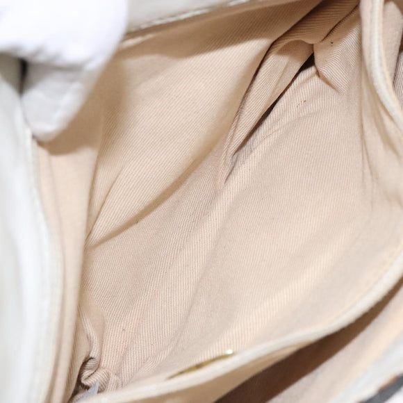 CHANEL Shoulder Bag Canvas Black Gold CC Auth 138794