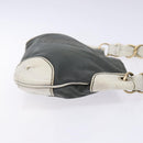 CHANEL Shoulder Bag Canvas Black Gold CC Auth 138794-4