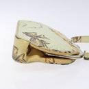 CHANEL Matelasse Hand Bag Canvas Green Silver CC Auth 138799-4