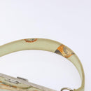 CHANEL Matelasse Hand Bag Canvas Green Silver CC Auth 138799-8