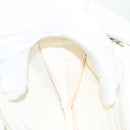 CHANEL Matelasse Chain Wallet Tweed White Silver CC Auth 138800-20