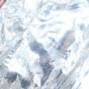 CHANEL Choco Bar Line Chain Tote Bag Canvas Navy Silver CC Auth 138802-9