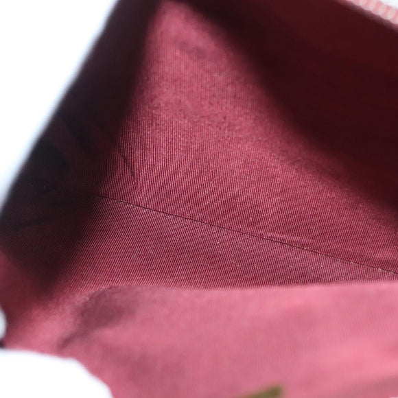 CHANEL Choco Bar Line Chain Tote Bag Canvas Navy Silver CC Auth 138802