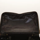 Christian Dior Trotter Canvas Trunk Brown Gold Auth 138804-18