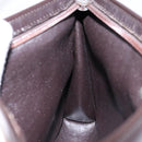 Christian Dior Trotter Canvas Shoulder Bag Brown Gold Auth 138805-17