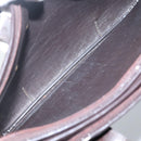 Christian Dior Trotter Canvas Hand Bag Brown Gold Auth 138806-16