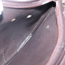 Christian Dior Trotter Canvas Hand Bag Brown Gold Auth 138806-17
