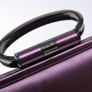 Christian Dior Hand Bag Patent leather Purple Auth 138811-15