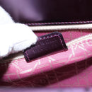 Christian Dior Hand Bag Patent leather Purple Auth 138811-21
