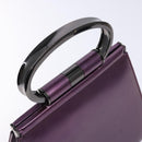 Christian Dior Hand Bag Patent leather Purple Auth 138811-6