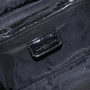 Christian Dior Trotter Canvas Vanity Pouch Black Silver Auth 138812-20