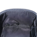 Christian Dior Trotter Canvas Vanity Pouch Black Silver Auth 138812-22