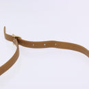 CELINE Macadam Canvas Shoulder Bag PVC Beige Gold Auth 138814-8