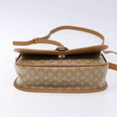 CELINE Macadam Canvas Shoulder Bag PVC Beige Gold Auth 138814-9