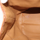 CELINE Backpack PVC Leather Brown Gold Auth 138816-18