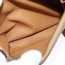 CELINE Backpack PVC Leather Brown Gold Auth 138816-20
