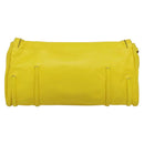CELINE Chain Shoulder Bag Leather Yellow Silver Auth 138823-3