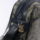 CELINE C Sulky Shoulder Bag PVC Navy Gold Auth 138826-16