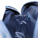 CELINE C Sulky Shoulder Bag PVC Navy Gold Auth 138826-20