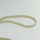 BOTTEGA VENETA INTRECCIATO Hand Bag Leather 2way White Gold Auth 138828-14