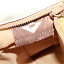 BOTTEGA VENETA INTRECCIATO Hand Bag Leather 2way White Gold Auth 138828-24