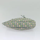 BOTTEGA VENETA INTRECCIATO Shoulder Bag Leather Light Blue Gold Auth 138829-5