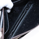 Burberrys Nova Check Shoulder Bag Leather Canvas Beige Gold Auth 138835-11