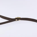 Burberrys Nova Check Shoulder Bag Leather Canvas Beige Gold Auth 138835-8