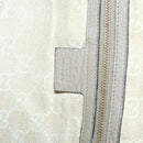 GUCCI Bamboo Hand Bag Leather 2way Gray Gold 282315 Auth 138839-15