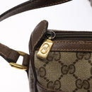 GUCCI GG Supreme Web Sherry Line Shoulder Bag Beige Gold 89 02 032 Auth 138841-9