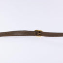 GUCCI GG Supreme Web Sherry Line Shoulder Bag Beige Gold 89 02 032 Auth 138841-8