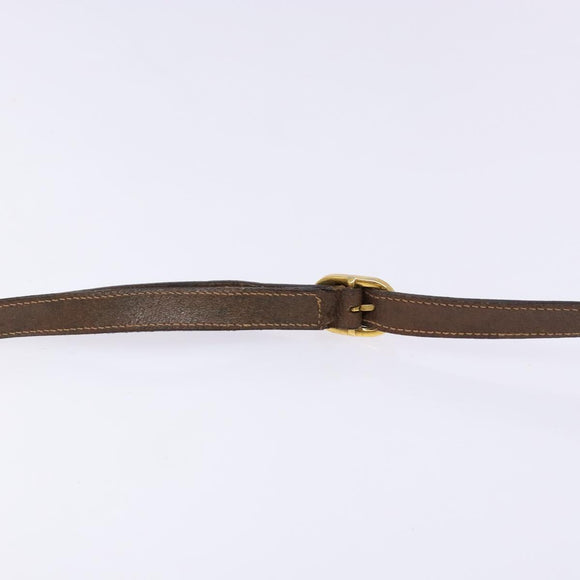 GUCCI GG Supreme Web Sherry Line Shoulder Bag Beige Gold 89 02 032 Auth 138841