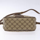 GUCCI GG Supreme Web Sherry Line Shoulder Bag Beige Gold 89 02 032 Auth 138841-5