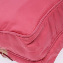 PRADA Shoulder Bag Nylon Pink Silver Auth 138846-13